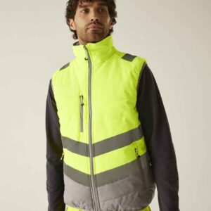 Regatta High Visibility Two Tone Thermal Baffle Bodywarmer