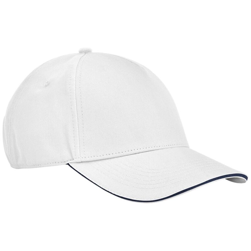 Beechfield EarthAware Classic Organic Cotton 5 Panel Sandwich Peak Cap