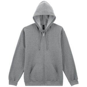 Gildan SoftStyle Midweight Full Zip Hooded Sweatshirt