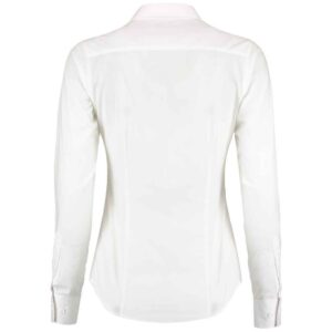Kustom Kit Ladies Long Sleeve Tailored Poplin Shirt