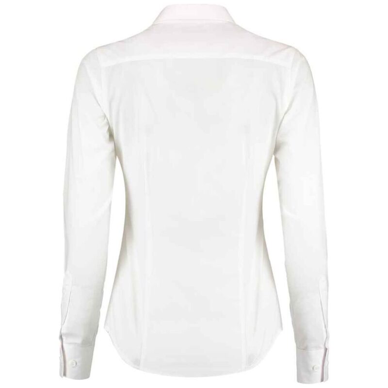 Kustom Kit Ladies Long Sleeve Tailored Poplin Shirt