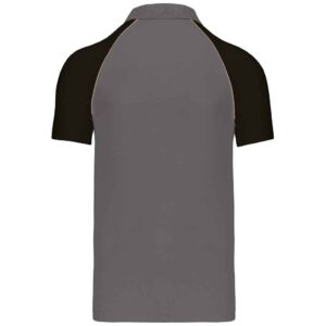 Kariban Baseball Cotton Pique Polo Shirt