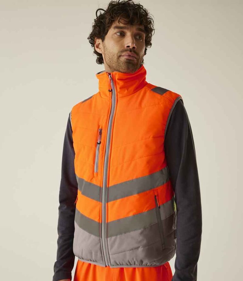 Regatta High Visibility Two Tone Thermal Baffle Bodywarmer