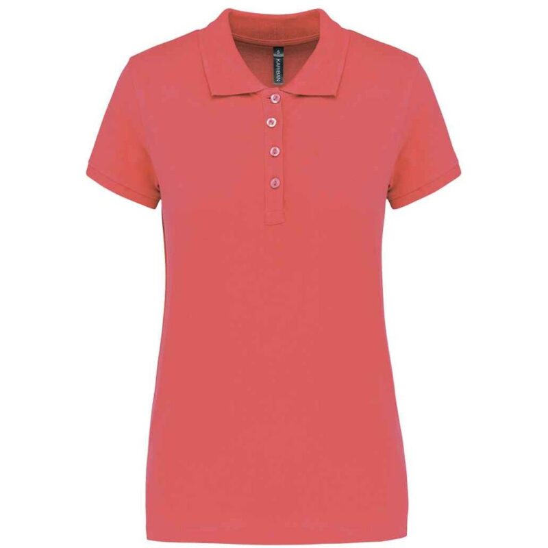 Kariban Ladies Short Sleeve Pique Polo Shirt