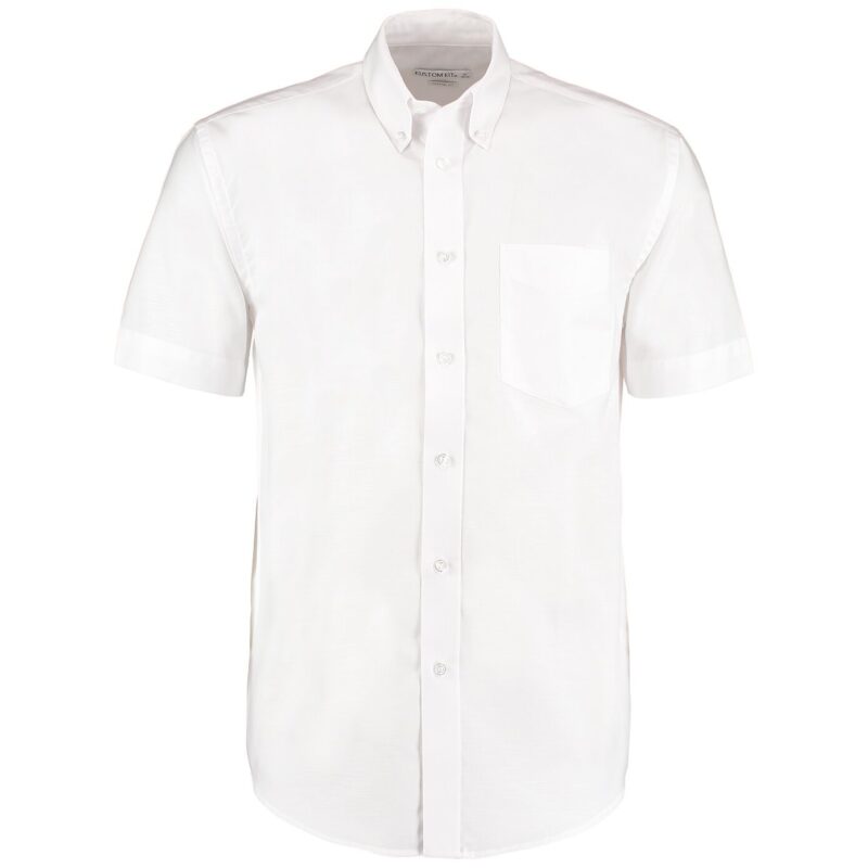 Kustom Kit Short Sleeve Classic Fit Workwear Oxford Shirt