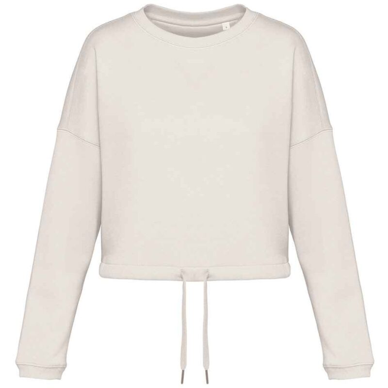Native Spirit Ladies Oversized Cropped Sweatshirt