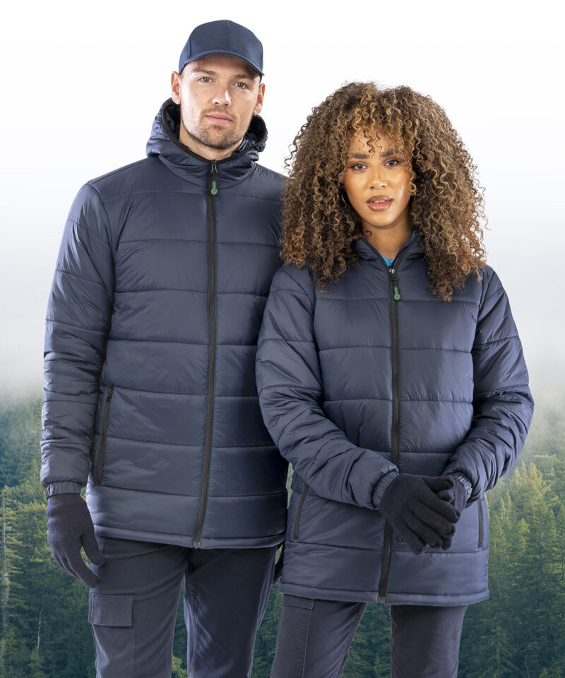 Result Recycled Hooded Padded Parka Jacket