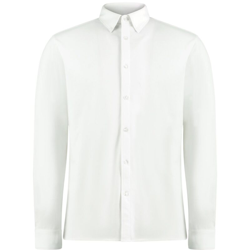 Kustom Kit Long Sleeve Superwash 60 C Pique Shirt