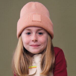 Beechfield Kids Deep Cuffed Tonal Patch Beanie