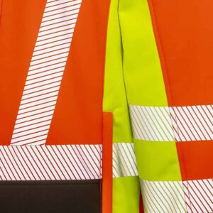 Result Recycled Three Layer Printable 3-Tone Safety Soft Shell Jacket