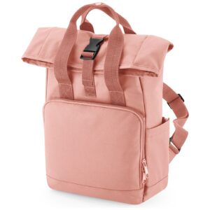 BagBase Recycled Mini Twin Handle Roll-Top Backpack