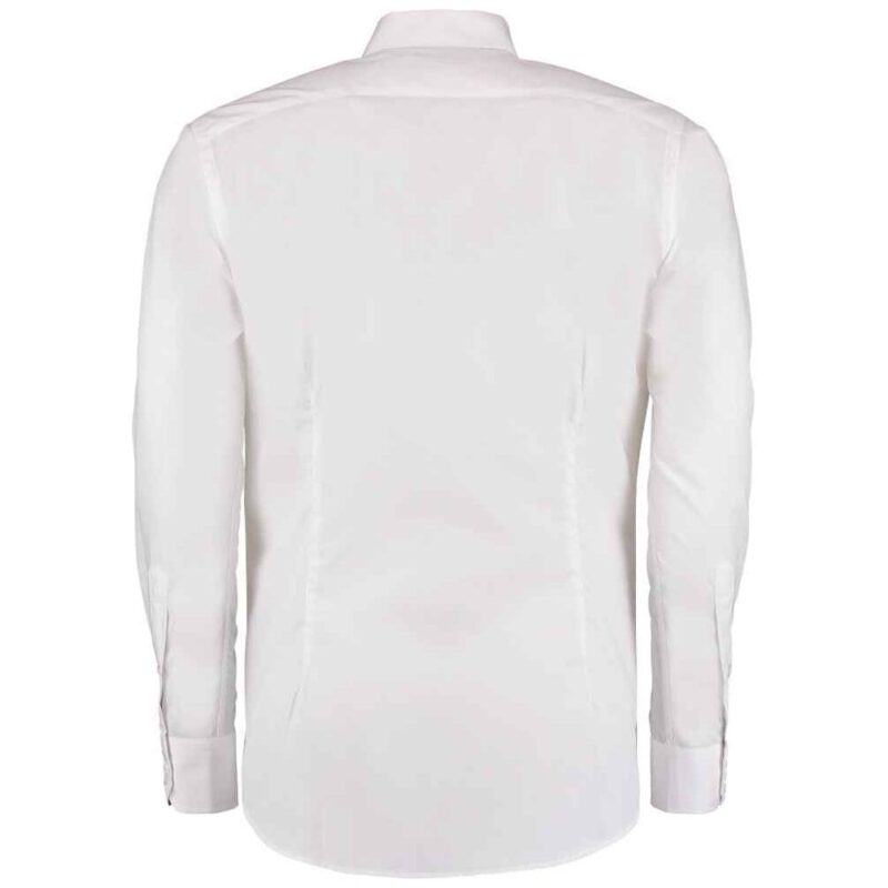 Kustom Kit Long Sleeve Slim Fit Business Shirt