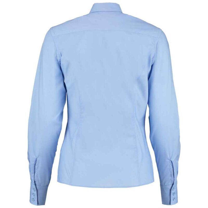 Kustom Kit Ladies Long Sleeve Tailored Business Shirt