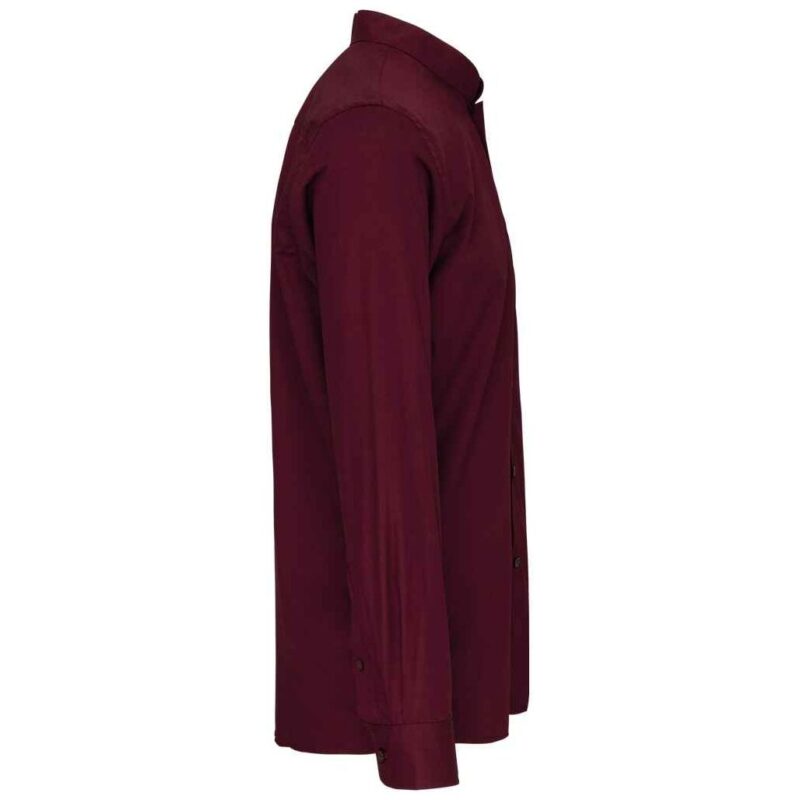 Kariban Long Sleeve Mandarin Collar Shirt