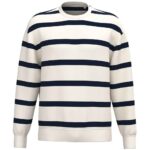 Native Spirit Unisex Striped Crew Neck Sweatshirt