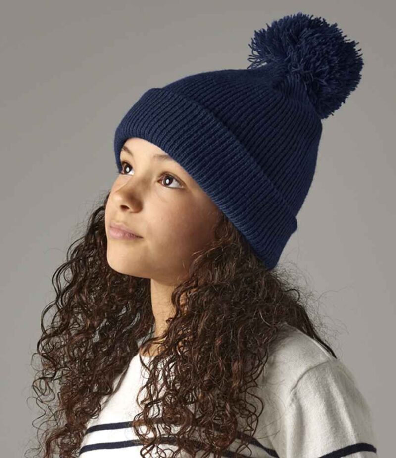 Beechfield Kids Reflective Bobble Beanie