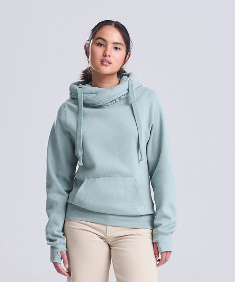 AWDis Cross Neck Hoodie