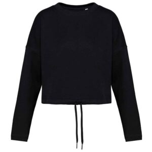 Native Spirit Ladies Oversized Cropped Sweatshirt