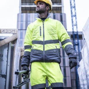 Regatta High Visibility Two Tone Thermal Baffle Jacket