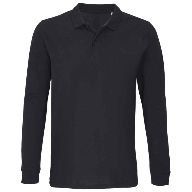 SOL'S Unisex Planet Long Sleeve Pique Polo Shirt