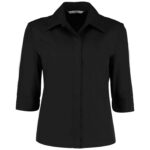 Kustom Kit Ladies 3/4 Sleeve Tailored Continental Shirt