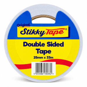 Stikky Tape Double Sided Sticky Tape 25mm x 33m