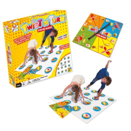 Kids Play Twist & Turn Food Wars Board Game 2+ Players Ages 5+