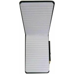 Hard Backed Ruled Pages Policemans Notepad Black With Additional Pencil