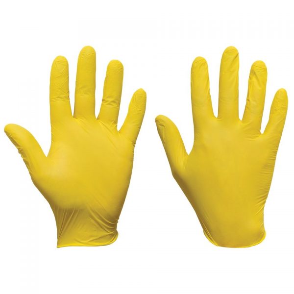 Supertouch Ultra Nitrile Powder Free Gloves Yellow