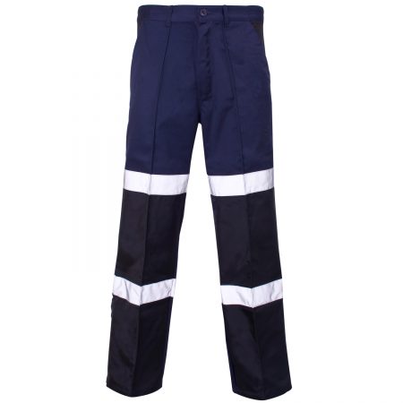Supertouch Yellow Ballistic Trousers - Navy, 50R