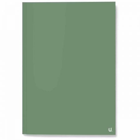 U.Stationery A4 Refill Ruled Pad Green Journal Planner Book Writing