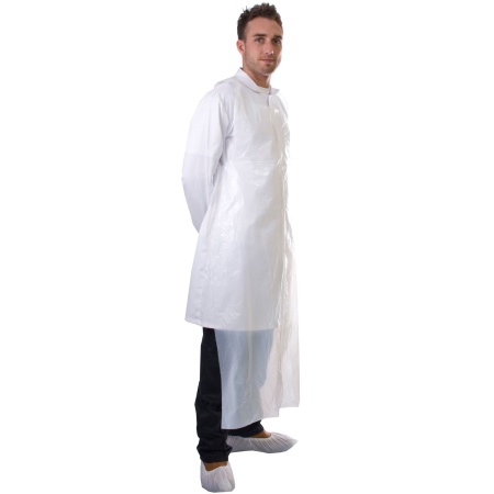 Supertouch 100 Micron PE Aprons Flat-Packed