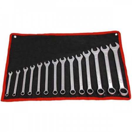 Tectool 14pc Combination Spanner Set Drop Froged Metric 8mm-24mm