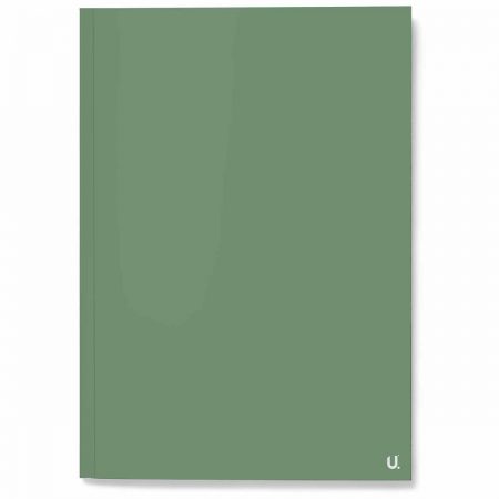 U.Stationery A4 Refill Ruled Pad Green Journal Planner Book Writing