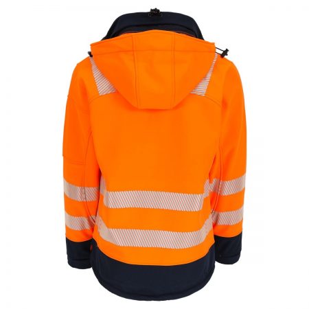Herock Gregor Hi Vis Softshell Jacket (Orange / Navy)