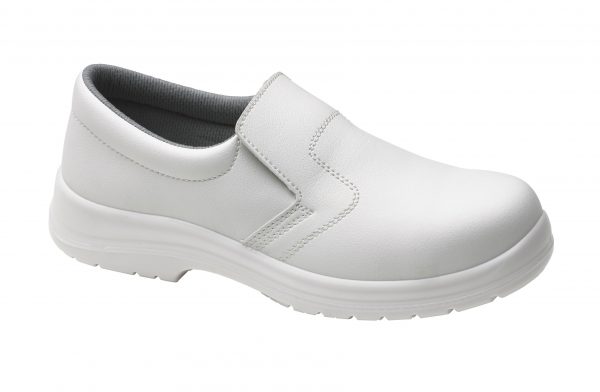 Supertouch Food-X Anti-bacterial Slip On - White, UK 3 / EU 36