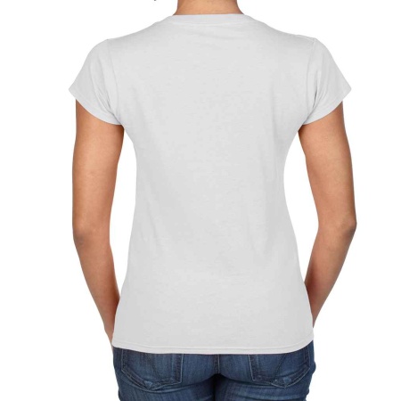Gildan Ladies SoftStyle V Neck T-Shirt