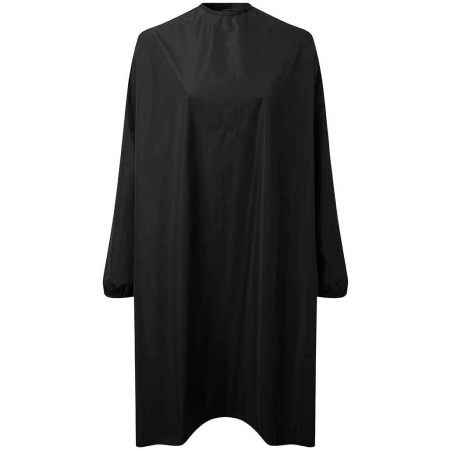 Premier Waterproof Long Sleeve Salon Gown Black  PR117