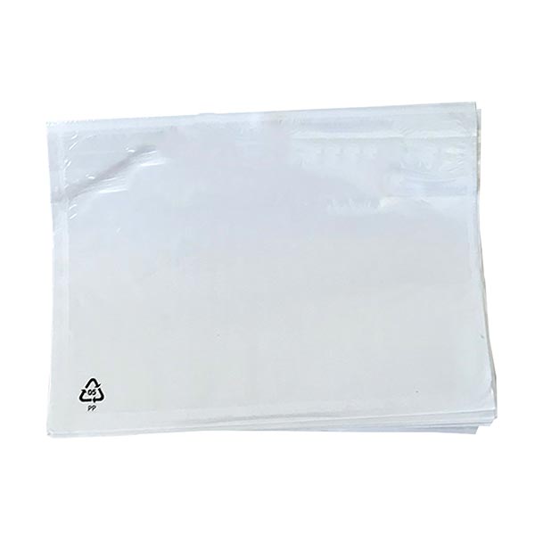 documents enclosed clear wallet for a4 size pack of 500