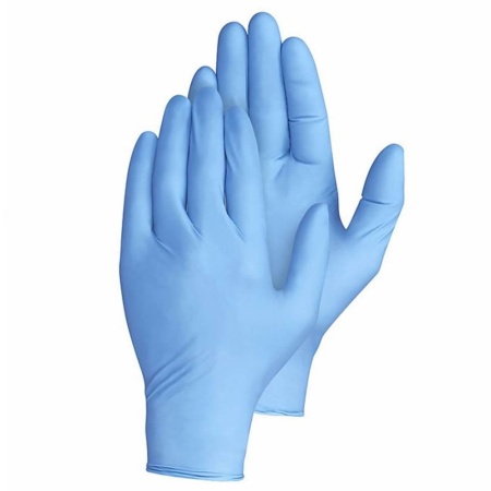 Economy Blue Nitrile Disposable Gloves - Food Grade - Powder Free