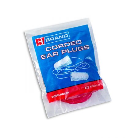 corded ear plugs in plastic pouch