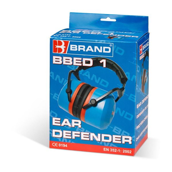 premium folding ear defenders in packaging