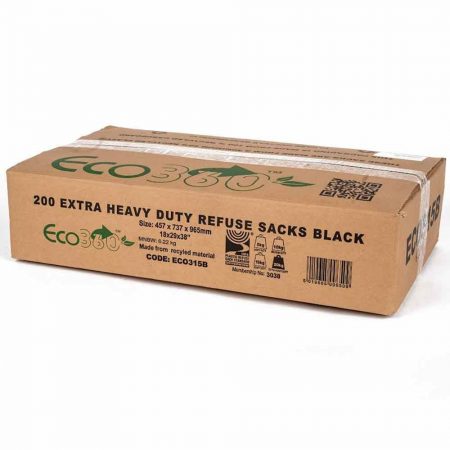ECO 360 Extra Heavy Duty Refuse Sacks - 18x29x38"