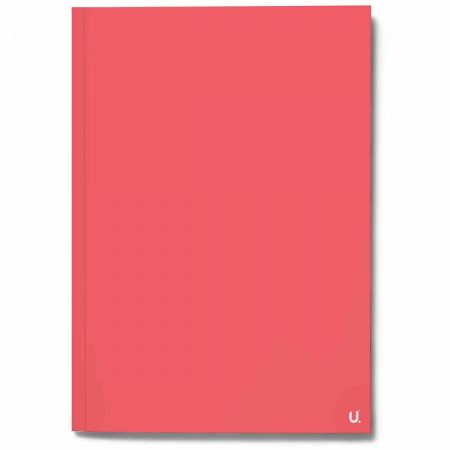 U.Stationery A4 Refill Ruled Pad Red Journal Planner Book Writing