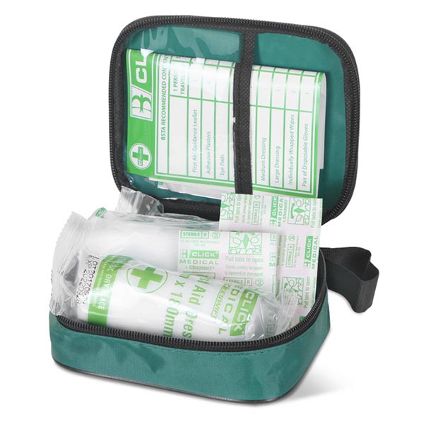 click medical one person travel first aid kit