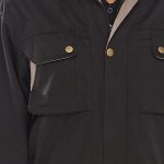 click premium boilersuit in black closeup on zip