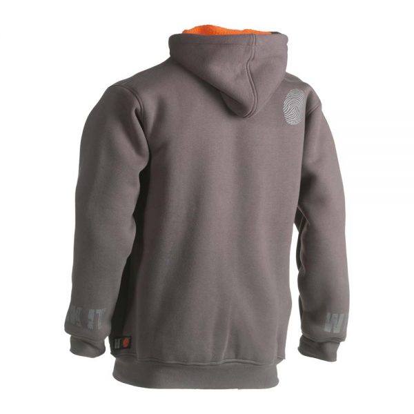 herock odsseus hoodie in grey reverse