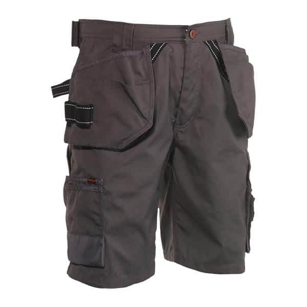 Herock Pallas Water Repellent Work Shorts (Grey) | Pronto Direct®
