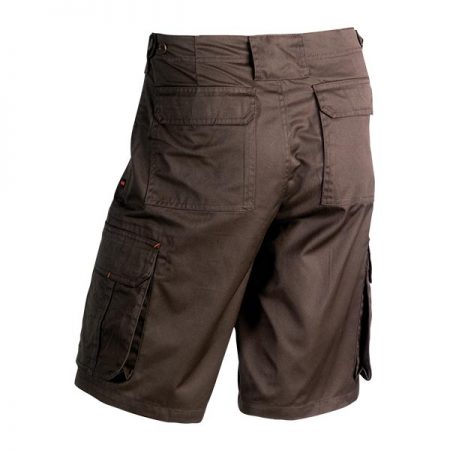 herock tyrus work shorts in brown reverse