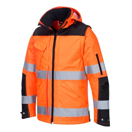 Portwest Hi-Vis 3-in-1 Contrast Winter Pro Jacket